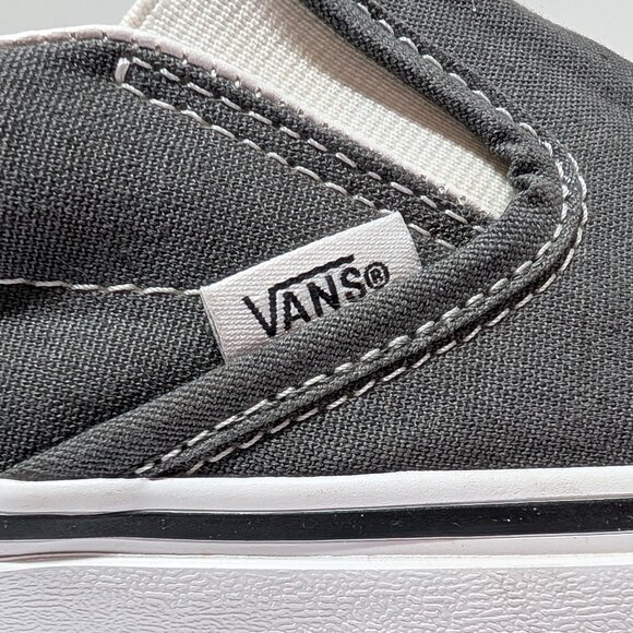 Vans Classic Slip-On Shoe in Charcoal Grey main image 16